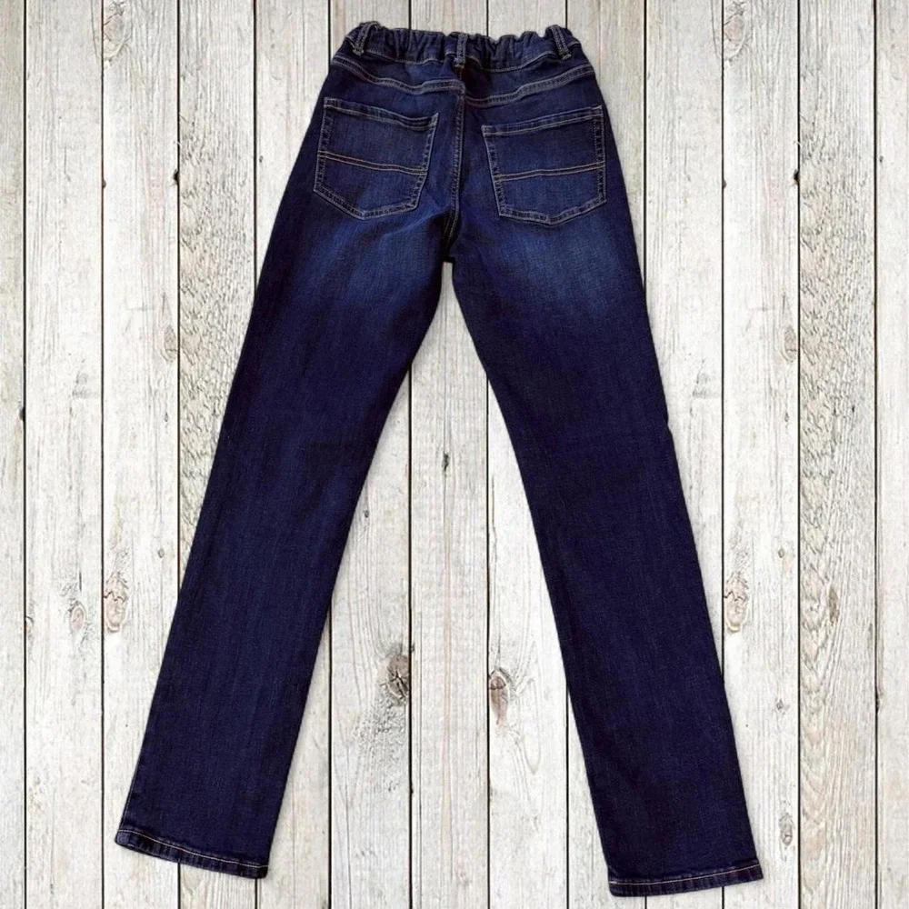 The Children's Place Boys Skinny Stretch Jeans Dark Wash Size 14